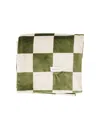 Saranoni Minky Stretch Receiving Blanket In Green