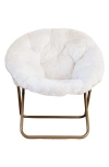 Saranoni Kids'  Saucer Chair In White
