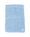 Saranoni Waffle Mini Blanket In Blue