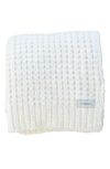 Saranoni Waffle Receiving Blanket In White