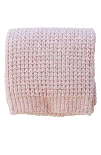 Saranoni Waffle Toddler Blanket In Pink