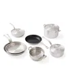 Sardel Daniel Boulud X  10 Piece Stainless Clad Cookware Set In Grey