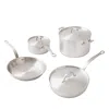 Sardel Daniel Boulud Kitchen 7-piece Stainless Clad Cookware Set In Grey
