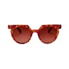 Sardine Women's Brown / Red Aster - Amaro Breeze In Brown/red