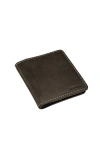 Sarep + Rose Bifold Wallet With Money Clip In Black Mahogany