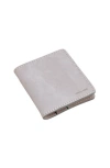 Sarep + Rose Bifold Wallet With Money Clip In Grey Nubuck