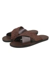 Sarep + Rose Pike Leather Sandal In Mahogany