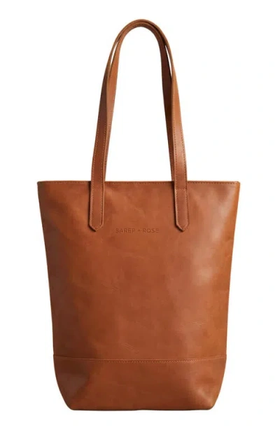 Sarep + Rose Slender Kenya Leather Tote Bag