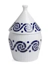 Sargadelos Bombonera Cil Espiroide Pot In White
