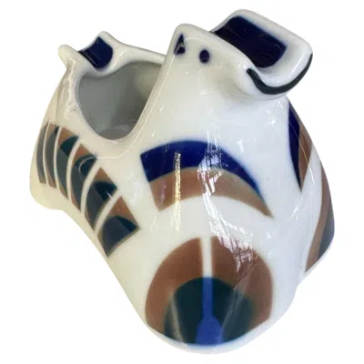 Pre-owned Sargadelos O Castro  Spain Mid-century Modern Zoomorphic Ceramic Dish In Gray