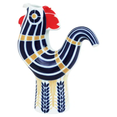 Pre-owned Sargadelos Rooster Porcelain Jug Vase, Spain, 1960s In Transparent