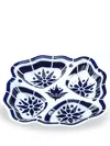 Sargadelos Scallop Shell Platter In Blue