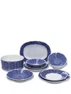 Sargadelos Vimbio 20-piece Dinner Set In Blue