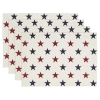 Saro 100% Cotton No Pattern Rectangle Placemat In Multi