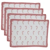 Saro 14" Placemat In Red