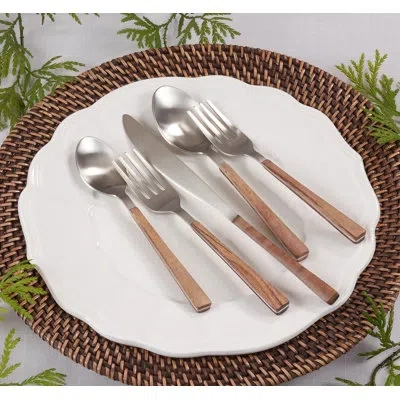 Saro 5 Piece Flatware Set, Service For 1