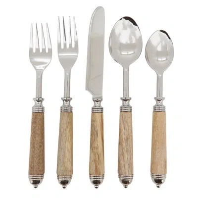 Saro 5 Piece Flatware Set, Service For 1