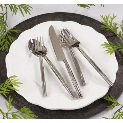 Saro 5 Piece Flatware Set, Service For 1