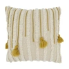 Saro Adelaide Collection Cotton Throw Pillow In Polyester