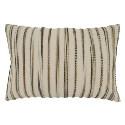 Saro Ambrosia Woven Rectangular Pillow Cover