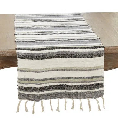 Saro Amiyah Dining Linens In Blue-grey