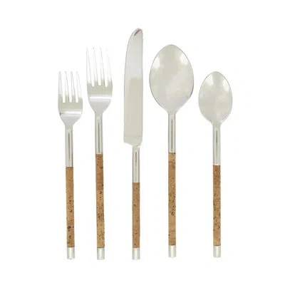 Saro Artisan Cork-handled Flatware Set