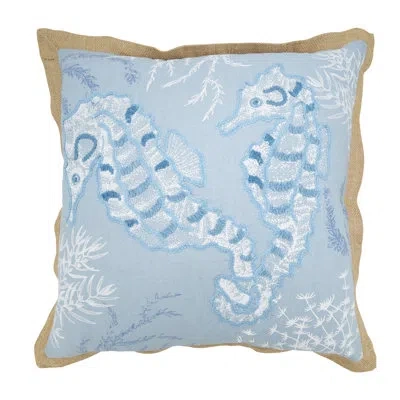 Saro Ballast Collection Cotton Throw Pillow In Polyester