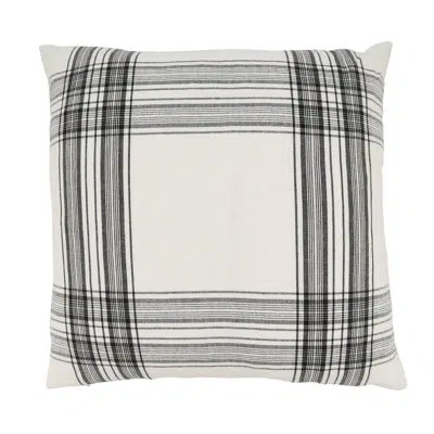 Saro Barry Collection Plaid Pillow Cover