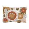 Saro Boho Circles Filled Throw Pillow In Multi