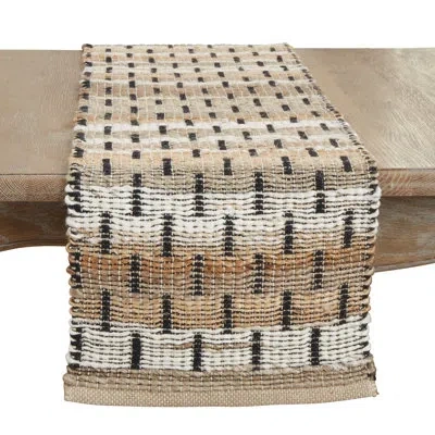 Saro Cambria 55% Jute - 45% Recycled Cotton Dining Linens In Natural