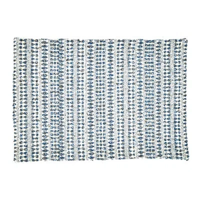 Saro Celeste 14" Placemat In Blue