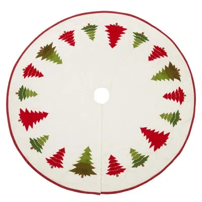 Saro Charm Embroidered Tree Skirts