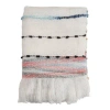 Saro Chunky Throw In White