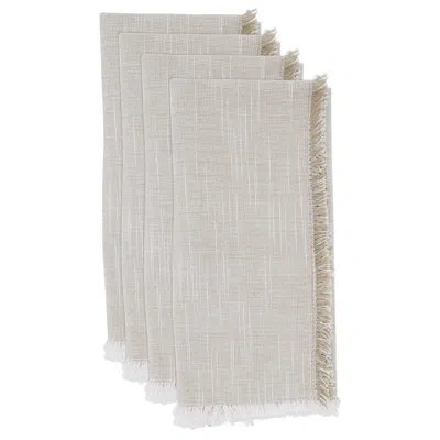 Saro Cornelia 20" Cotton Napkin In Natural