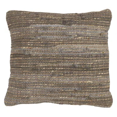 Saro Côtier Chindi Square Pillow In Pillow Cover Only - No Insert