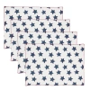 Saro Cotton Geometric Rectangular Placemat In Multi