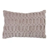 Saro Cotton Throw Pillow In Down Blend