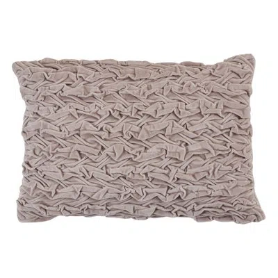 Saro Cotton Throw Pillow In Pillow Cover Only - No Insert