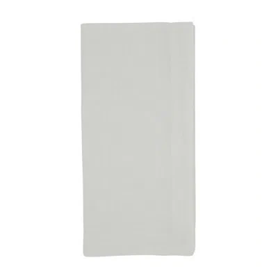 Saro Delaney 10" Linen Napkin In White