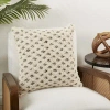 Saro Diamond Elegance Tufted Diamond Poly Filled Throw Pillow