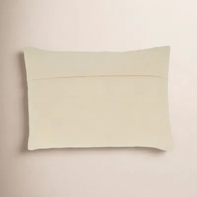 Saro Dorothea Collection Striped Throw Pillow In Polyester,polyfill