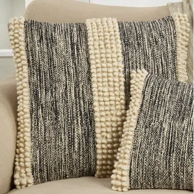 Saro Dottie Collection Throw Pillow Cover & Insert In Pillow Cover Only - No Insert
