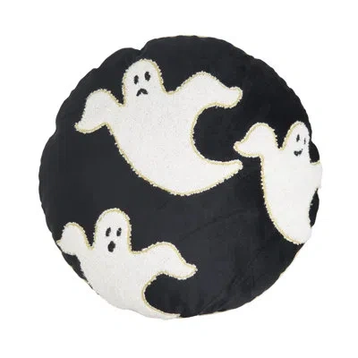 Saro Ghost Poly Filled Throw Pillow