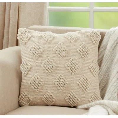 Saro Haniyah Square Pillow Cover In Pillow Cover Only - No Insert