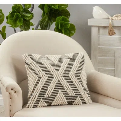 Saro Havok Square Cotton Pillow Cover