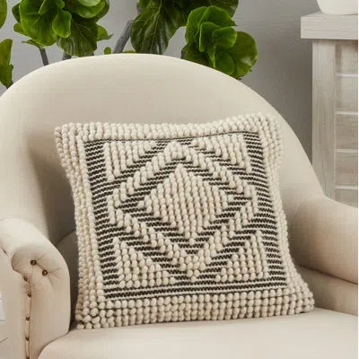 Saro Havok Square Cotton Pillow Cover
