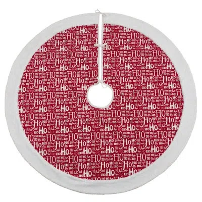 Saro Ho Ho Ho Design Tree Skirt