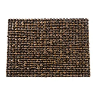 Saro Hyacinth 19" Table Placemat In Black