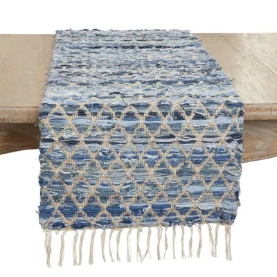 Saro Junie 60% Denim - 30% Jute - 10% Cotton Dining Linens
