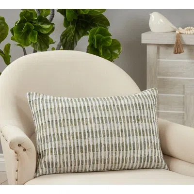 Saro Laelia Rectangular Cotton Pillow Cover